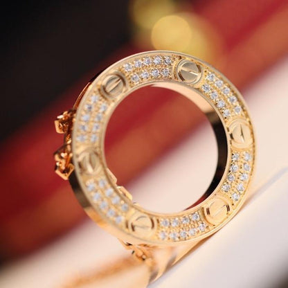 [Amore]LOVE NECKLACE ADJUSTABLE ROSE GOLD