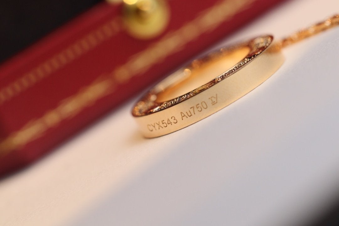 [Amore]LOVE NECKLACE ADJUSTABLE ROSE GOLD