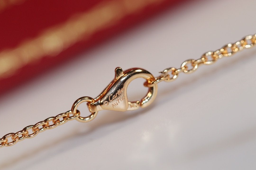 [Amore]LOVE NECKLACE PINK GOLD AND SILVER