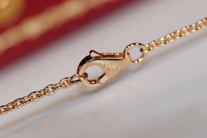 [Amore]LOVE NECKLACE PINK GOLD AND SILVER