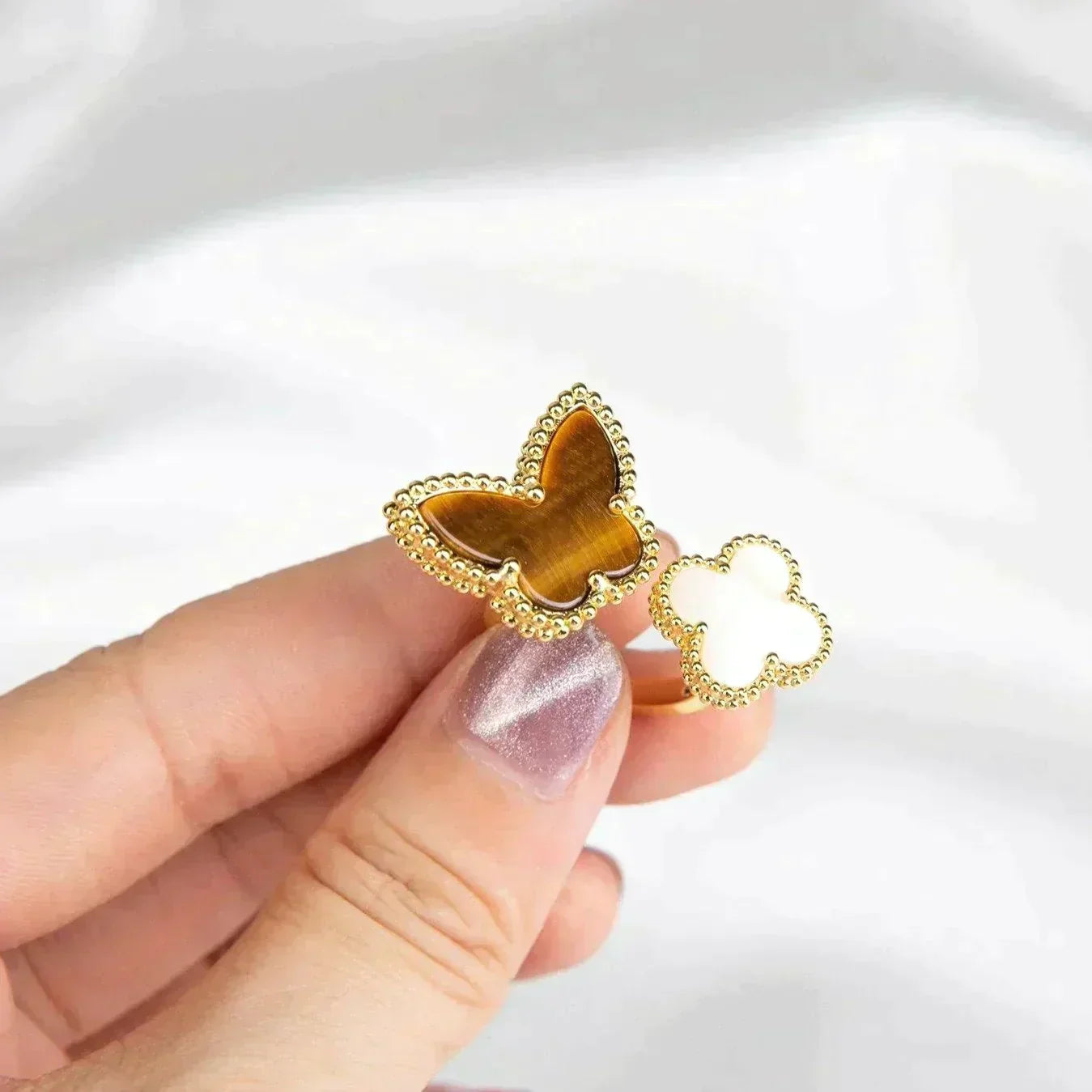 [Amore]LUCKY BETWEEN THE FINGER RING