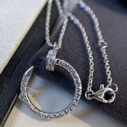 [Amore]JUSTE NECKLACE SILVER DIAMONDS