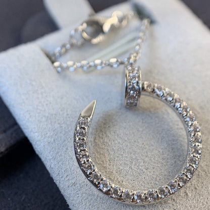 [Amore]JUSTE NECKLACE SILVER DIAMONDS