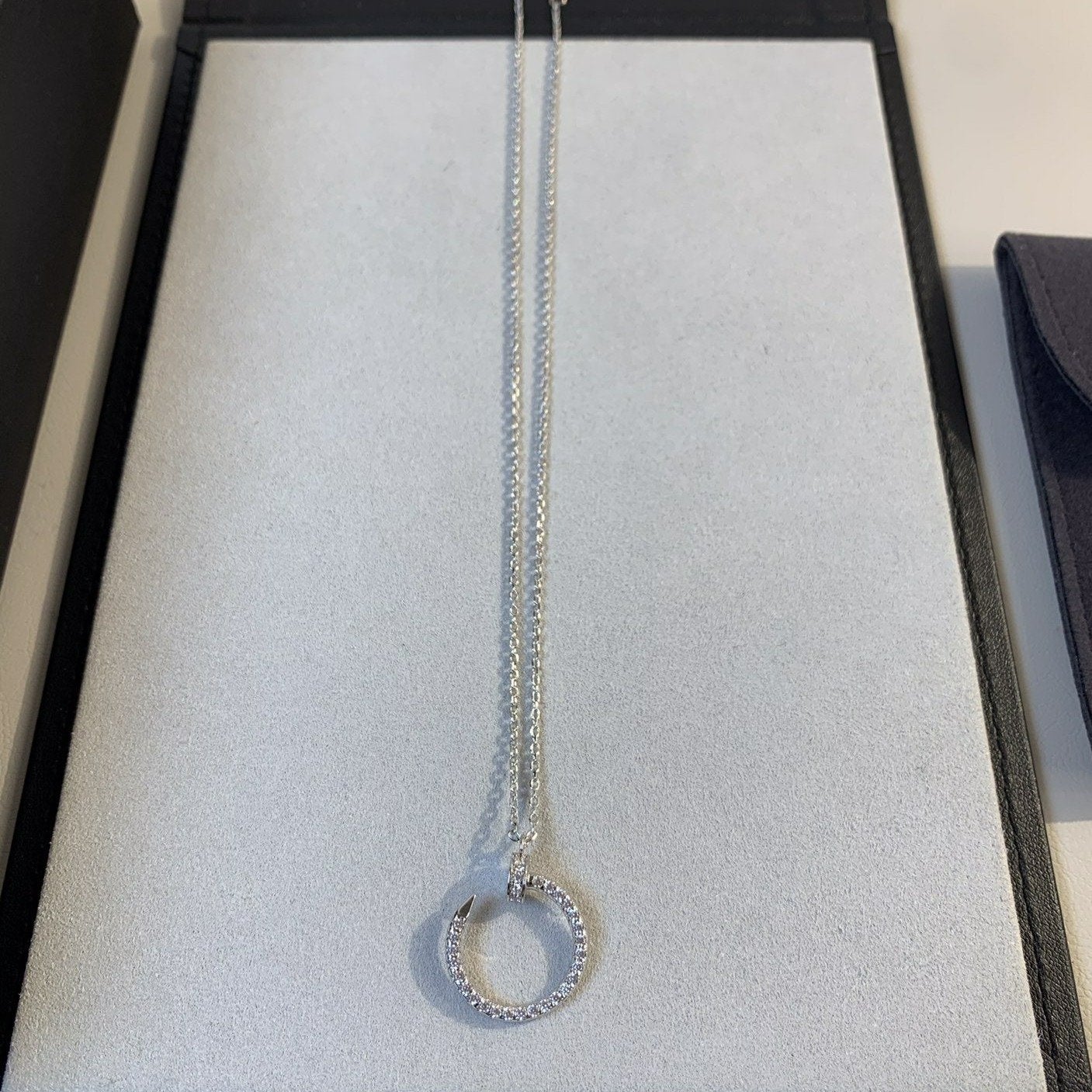[Amore]JUSTE NECKLACE SILVER DIAMONDS