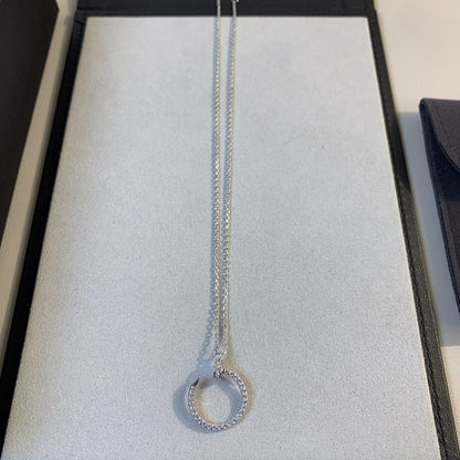 [Amore]JUSTE NECKLACE SILVER DIAMONDS