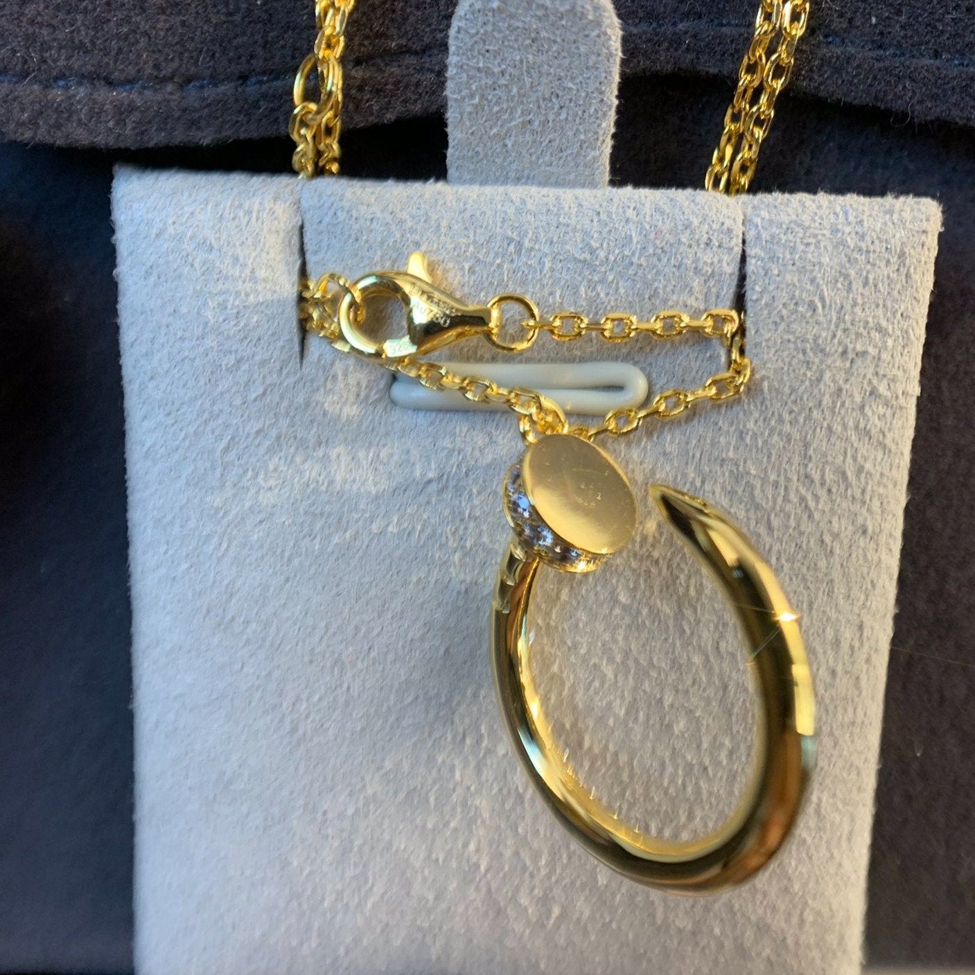 [Amore]JUSTE NECKLACE GOLD DIAMONDS