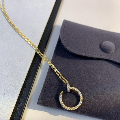 [Amore]JUSTE NECKLACE GOLD DIAMONDS