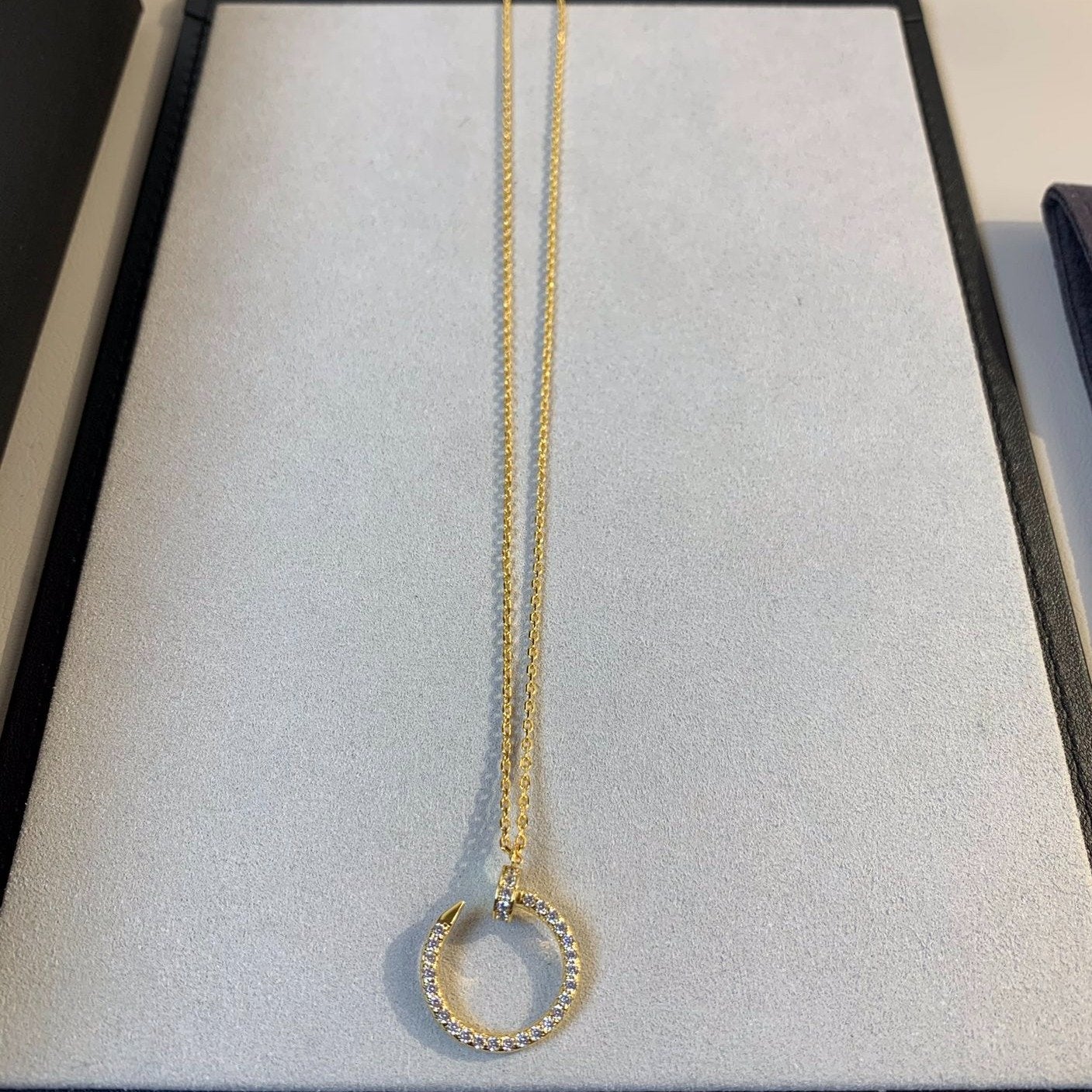 [Amore]JUSTE NECKLACE GOLD DIAMONDS