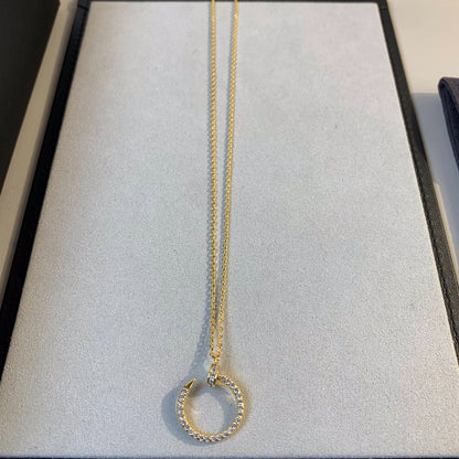 [Amore]JUSTE NECKLACE GOLD DIAMONDS