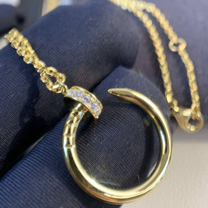 [Amore]JUSTE NECKLACE GOLD DIAMONDS