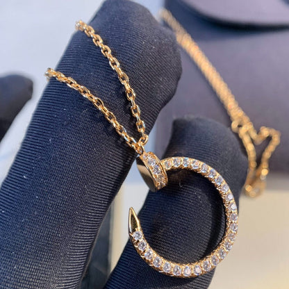 [Amore]JUSTE NECKLACE PINK GOLD DIAMONDS