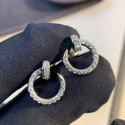[Amore]JUSTE EARRINGS SILVER DIAMONDS