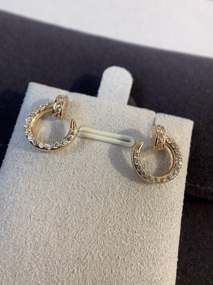[Amore]JUSTE EARRINGS GOLD DIAMONDS