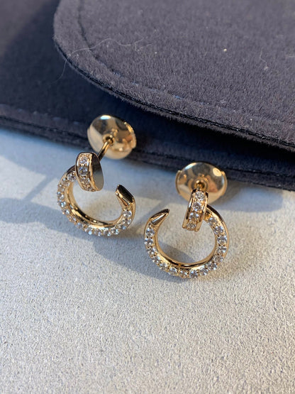 [Amore]JUSTE EARRINGS GOLD DIAMONDS