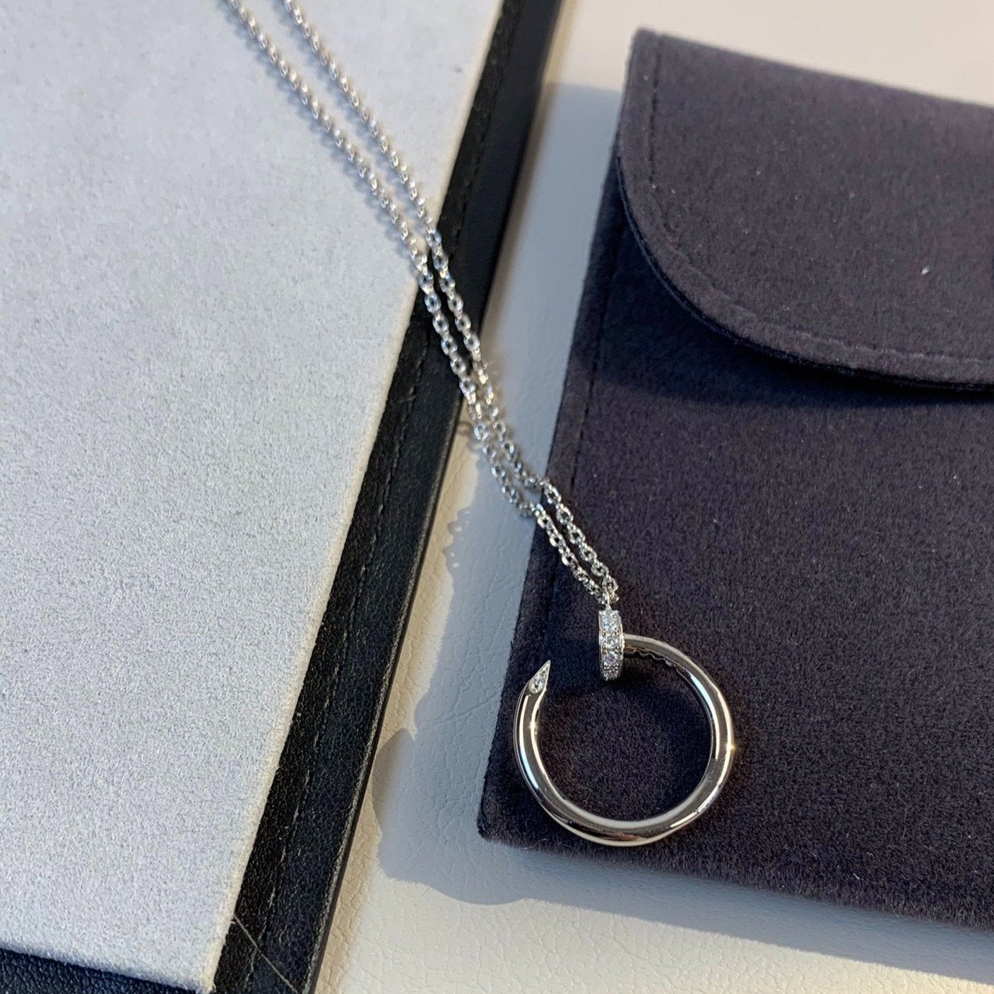[Amore]JUSTE NECKLACE SILVER