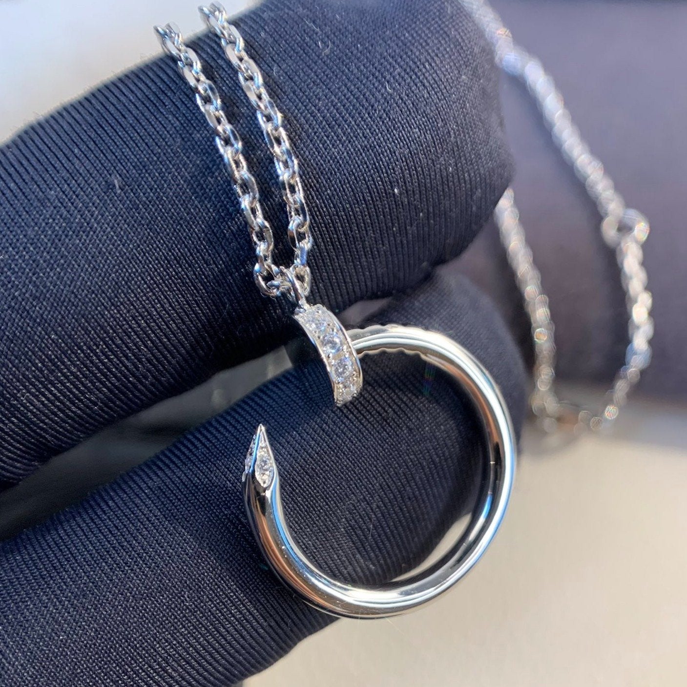 [Amore]JUSTE NECKLACE SILVER