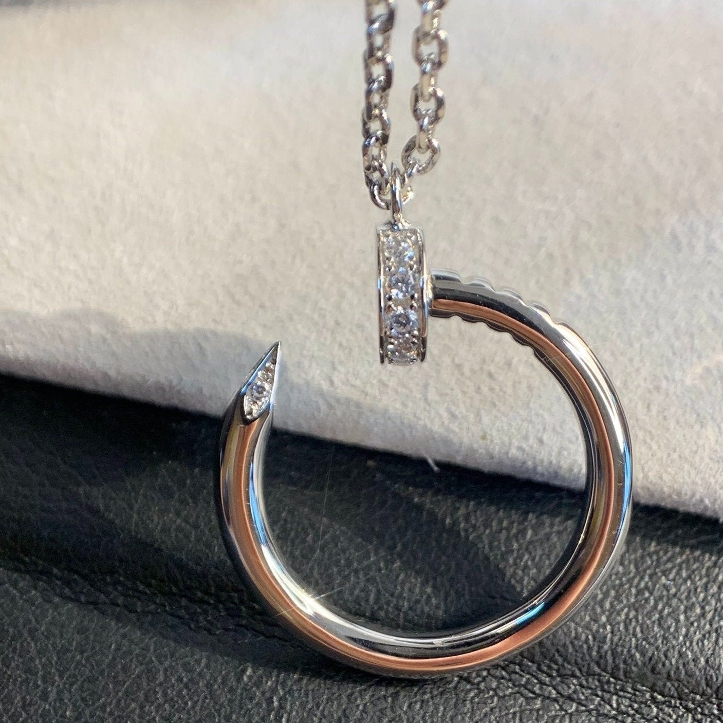 [Amore]JUSTE NECKLACE SILVER