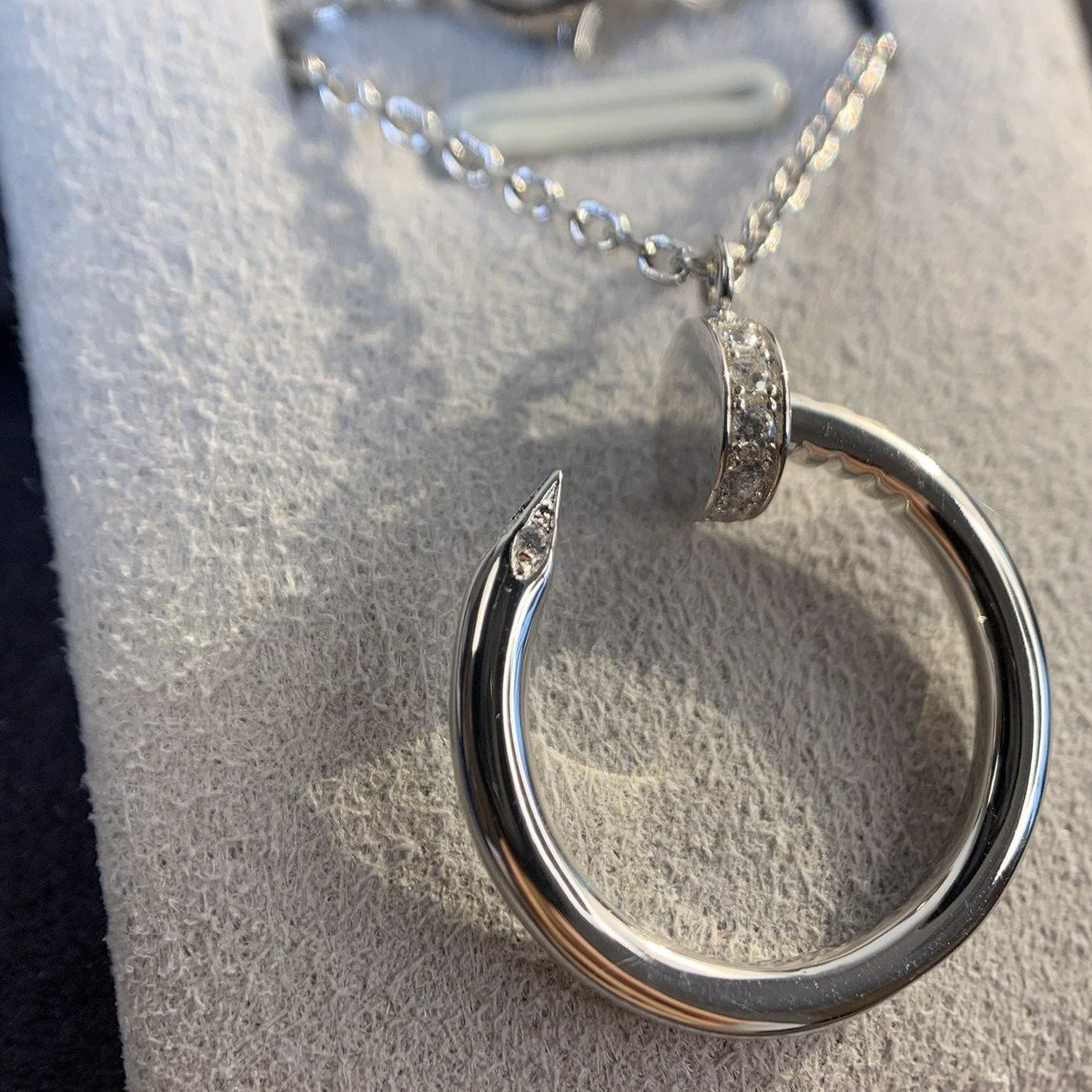 [Amore]JUSTE NECKLACE SILVER