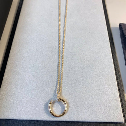 [Amore]JUSTE NECKLACE PINK GOLD