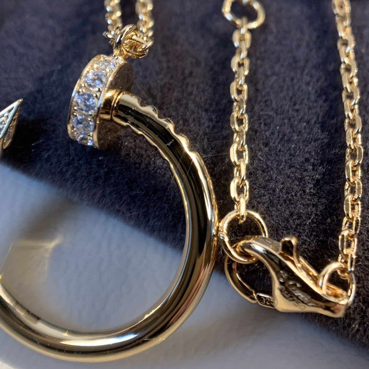 [Amore]JUSTE NECKLACE PINK GOLD
