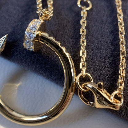 [Amore]JUSTE NECKLACE PINK GOLD