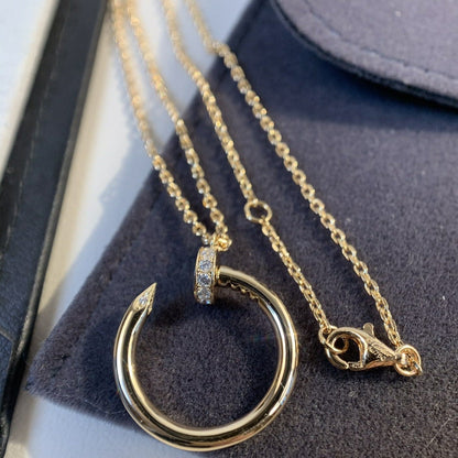 [Amore]JUSTE NECKLACE PINK GOLD