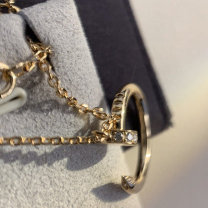 [Amore]JUSTE NECKLACE PINK GOLD