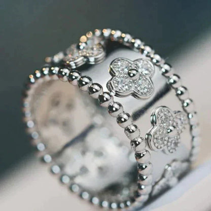 [Amore]CLOVER KALEIDOSCOPE RING 10MM