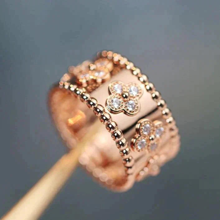 [Amore]CLOVER KALEIDOSCOPE RING 10MM