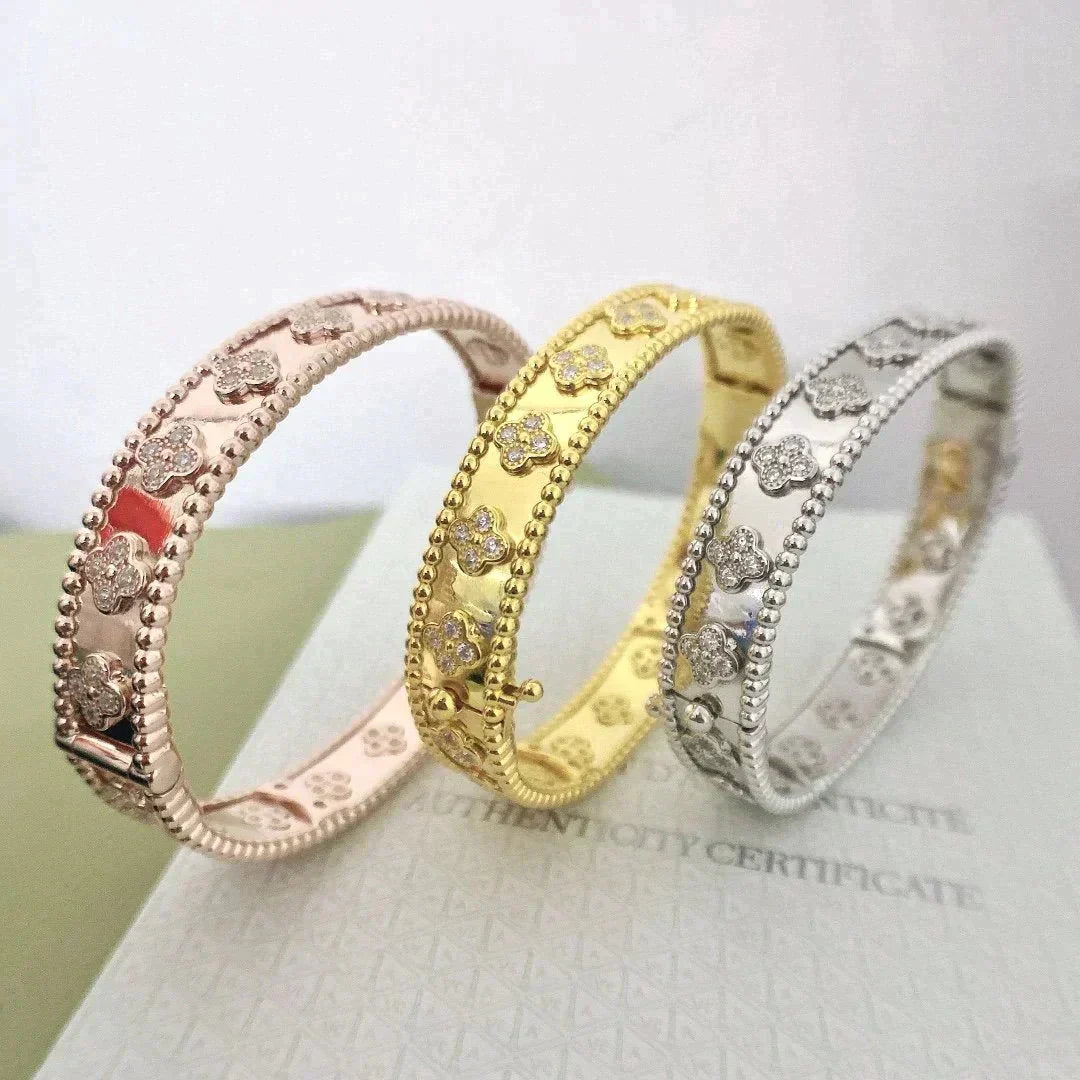 [Amore]CLOVER BRACELET 8MM DIAMONDS
