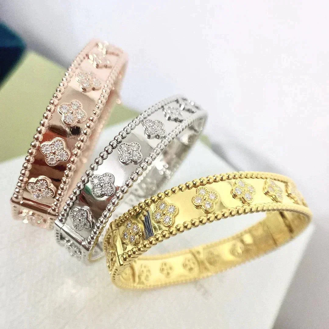 [Amore]CLOVER BRACELET 8MM DIAMONDS