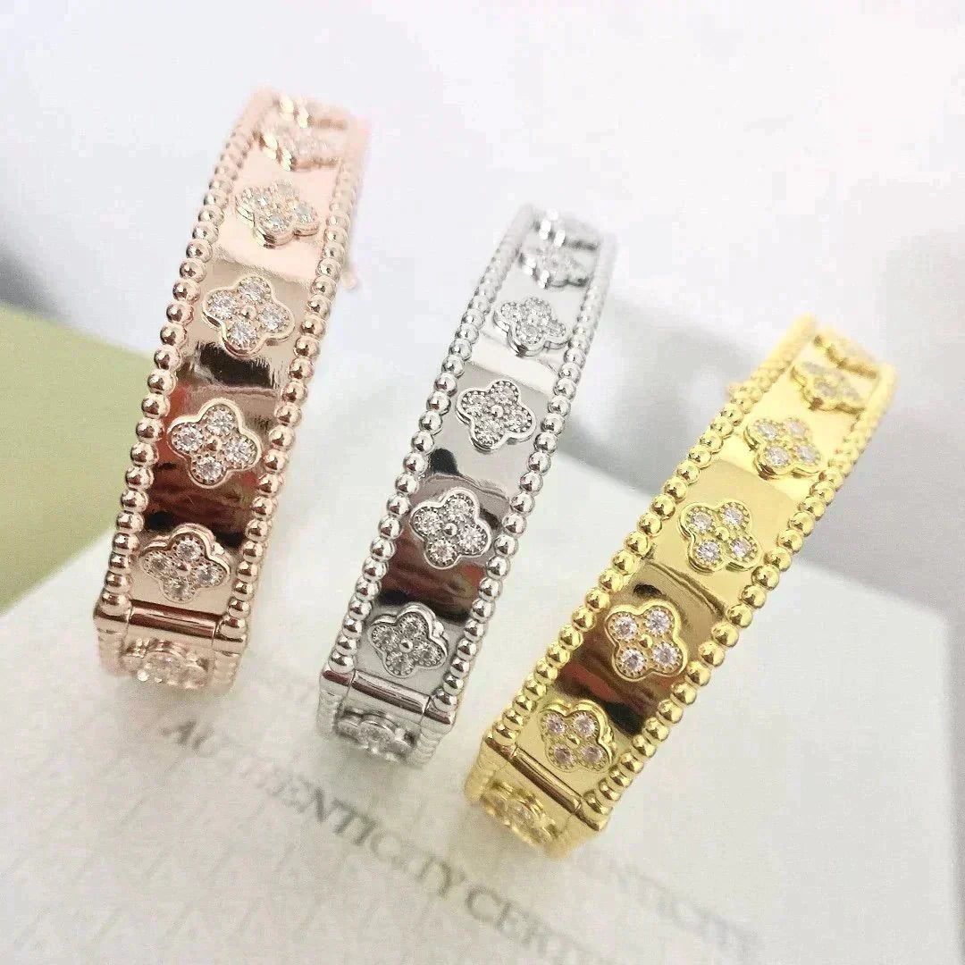 [Amore]CLOVER BRACELET 8MM DIAMONDS