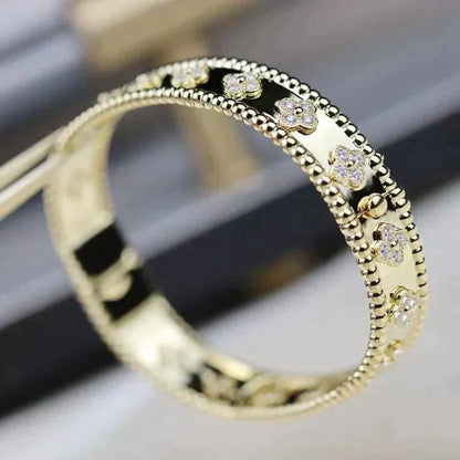 [Amore]CLOVER BRACELET 8MM DIAMONDS