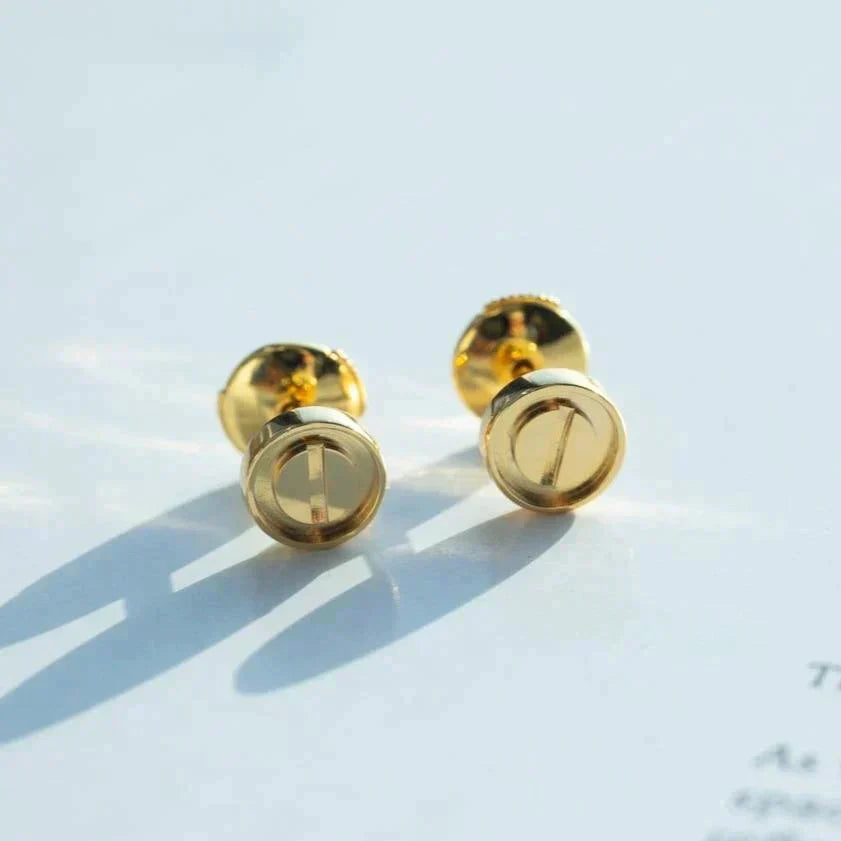 [Amore]LOVE EARRINGS GOLD 10MM