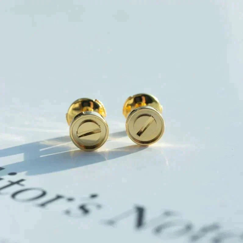 [Amore]LOVE EARRINGS GOLD 10MM
