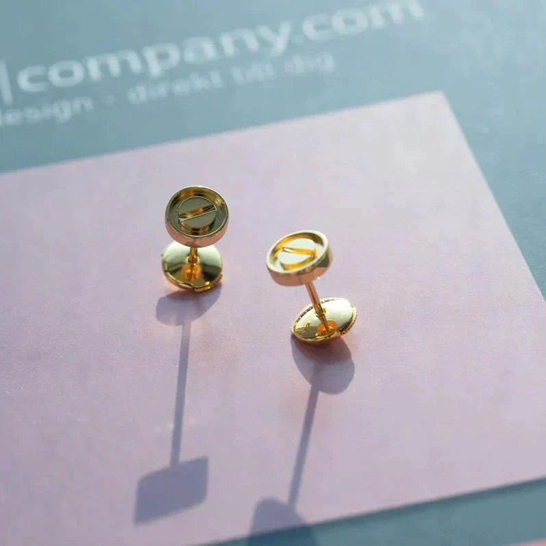 [Amore]LOVE EARRINGS GOLD 10MM
