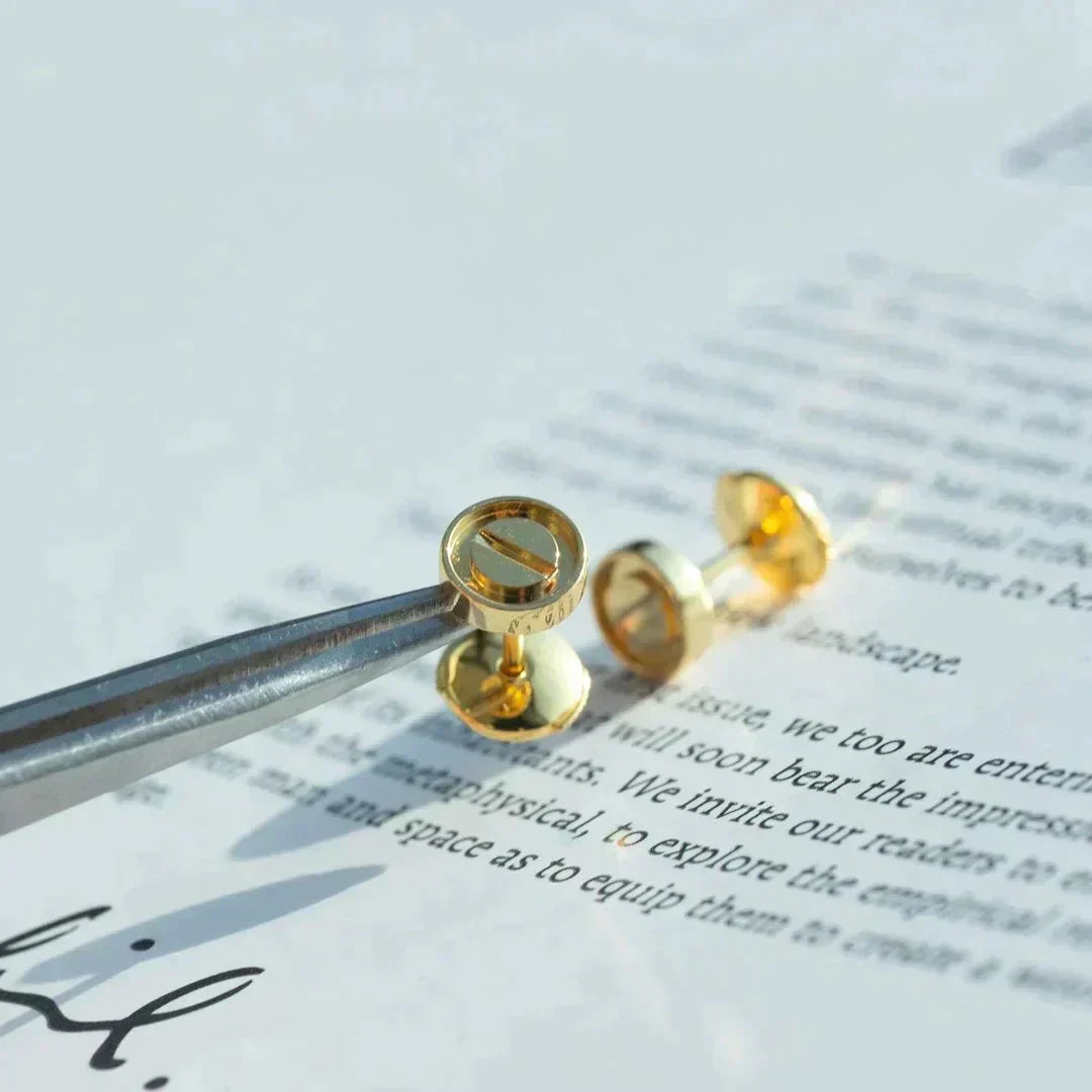 [Amore]LOVE EARRINGS GOLD 10MM