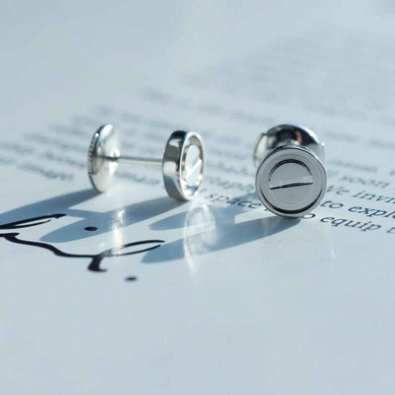 [Amore]LOVE EARRINGS SILVER 10MM