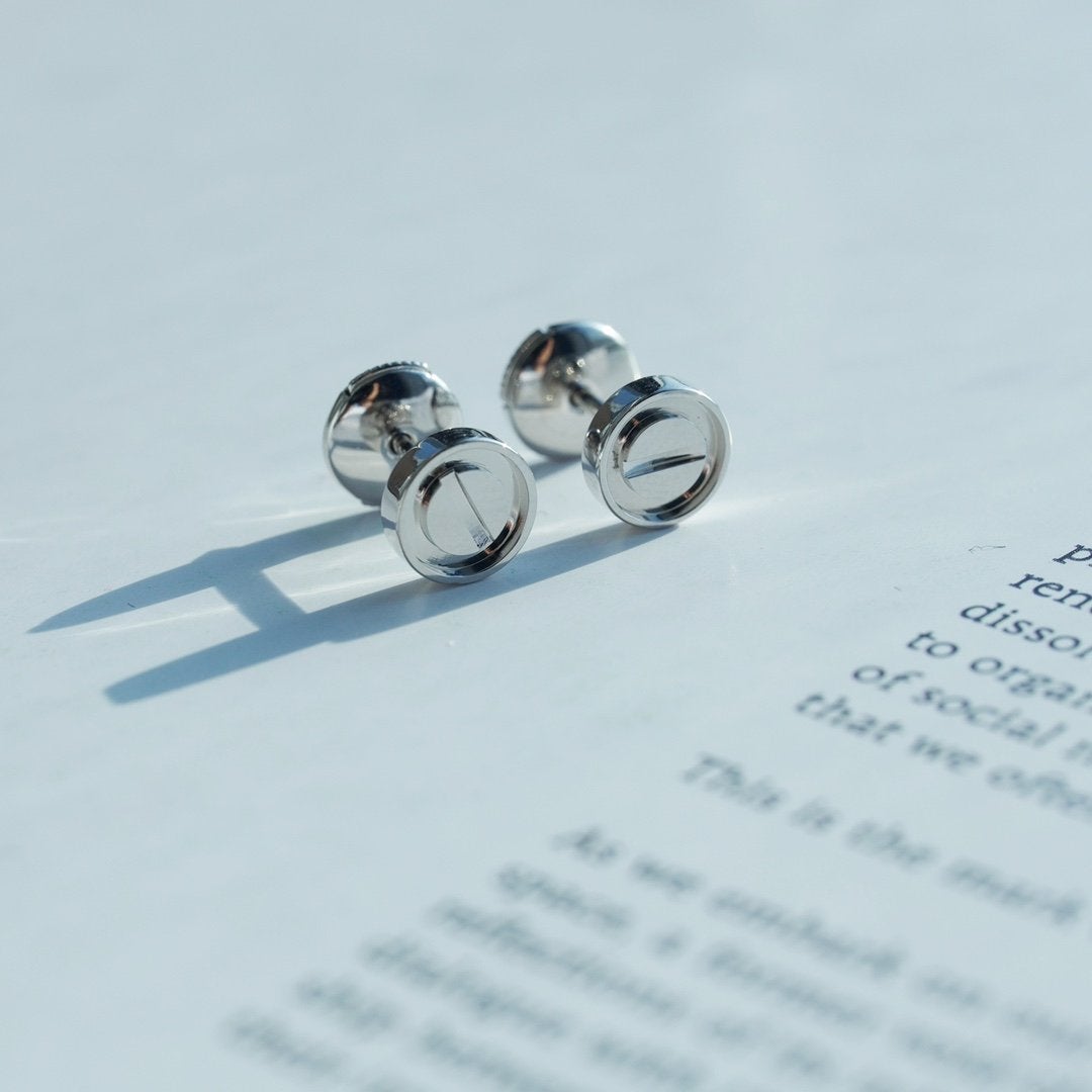 [Amore]LOVE EARRINGS SILVER 10MM