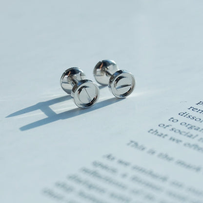 [Amore]LOVE EARRINGS SILVER 10MM