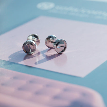 [Amore]LOVE EARRINGS SILVER 10MM