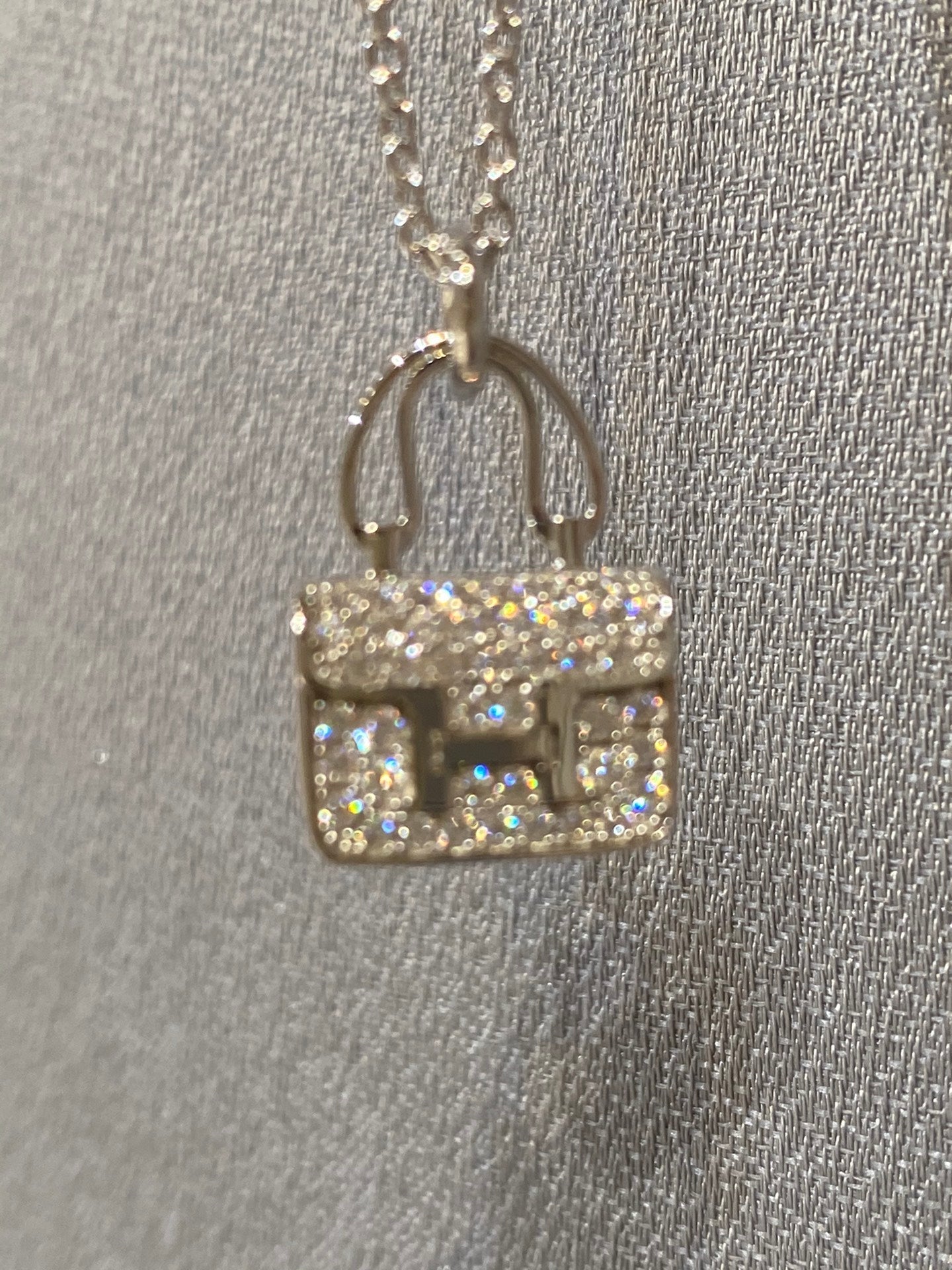 [Amore]CONSTANCE PEDANT DIAMOND NECKLACE
