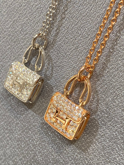 [Amore]CONSTANCE PEDANT DIAMOND NECKLACE