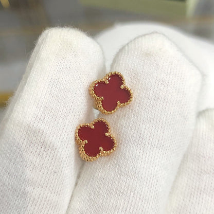 [Amore]CLOVER MINI GOLD EARRINGS