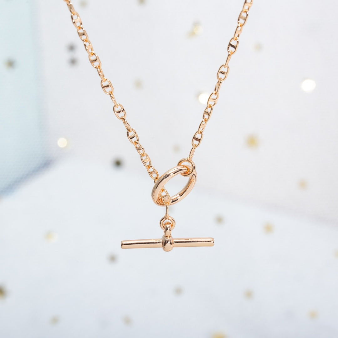 [Amore]ECHAPPEE NECKLACE PINK GOLD