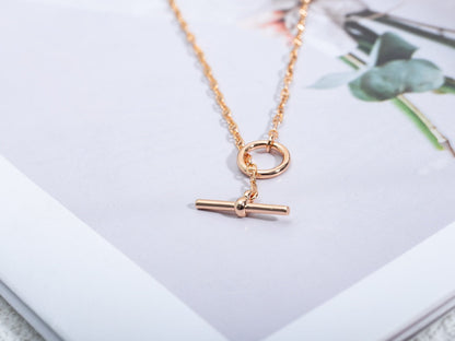[Amore]ECHAPPEE NECKLACE PINK GOLD