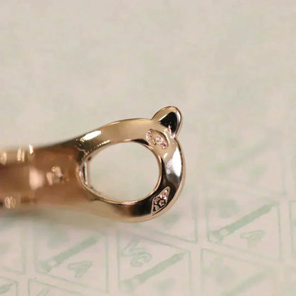 [Amore]CLOVER MEDIUM 1 MOTIFS FUll DIAMOND EARRINGS