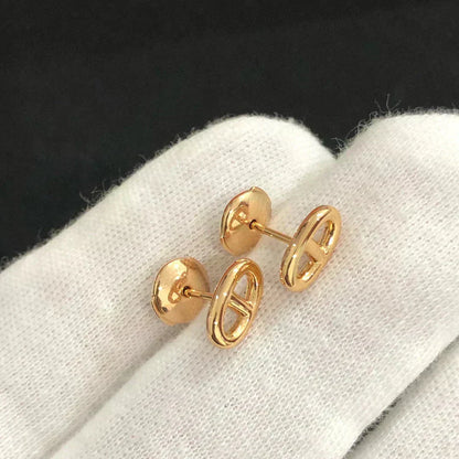 [Amore]CHAINE SMALL EARRINGS GOLD AND SILVER