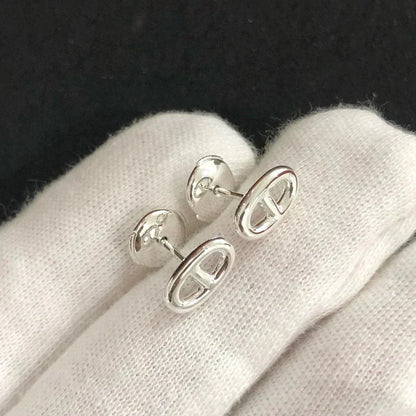 [Amore]CHAINE SMALL EARRINGS GOLD AND SILVER