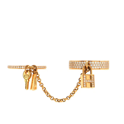 [Amore]HM KELLY CLOCHETTE DOUBLE RING IN  WITH DIAMONDS